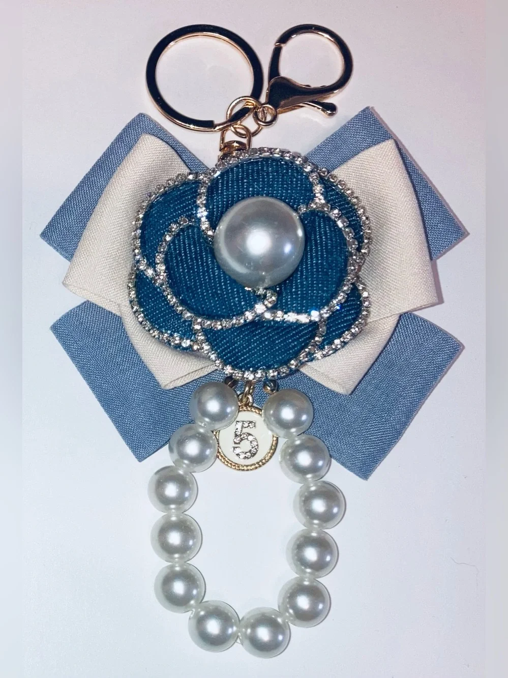 Luxe Inspired Keychain/Bag Charm.